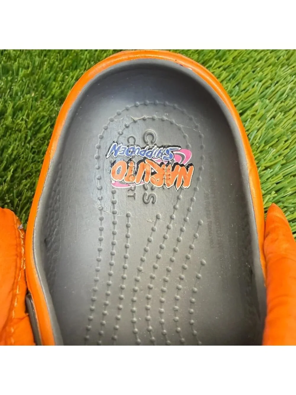 Crocs Classic Clog x Naruto Shippuden Boys Size 13C Orange Beach Outdoor Sandals